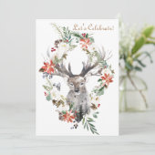 Kerst van de kerstfeestdag in het Magische Bossen Kaart (Staand voorkant)