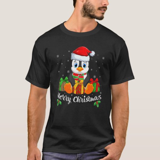 Kerst van de kerstkerstman met de juffrouw van de  t-shirt (Voorkant)