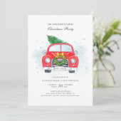 Kerst van de klassieke Rode Kerst-serie Kaart (Staand voorkant)