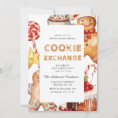 Kerst van de Koekjesbeurs van het Huis van Gingerb Kaart (Voorkant)