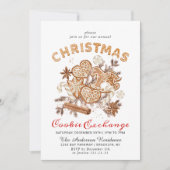 Kerst van de Koekjesbeurs van het Huis van Gingerb Kaart (Voorkant)