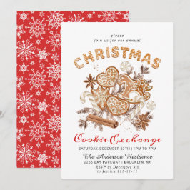 Kerst van de Koekjesbeurs van het Huis van Gingerb Kaart