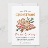 Kerst van de Koekjesbeurs van het Huis van Gingerb Kaart (Voorkant)