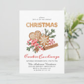 Kerst van de Koekjesbeurs van het Huis van Gingerb Kaart (Staand voorkant)