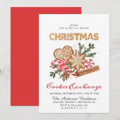 Kerst van de Koekjesbeurs van het Huis van Gingerb Kaart (Voorkant / Achterkant)