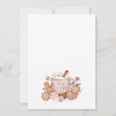 Kerst van de Koekjesbeurs van het Huis van Gingerb Kaart (Achterkant)