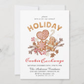 Kerst van de Koekjesbeurs van het Huis van Gingerb Kaart (Voorkant)