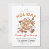 Kerst van de Koekjesbeurs van het Huis van Gingerb Kaart (Voorkant)