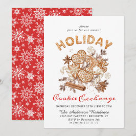 Kerst van de Koekjesbeurs van het Huis van Gingerb Kaart