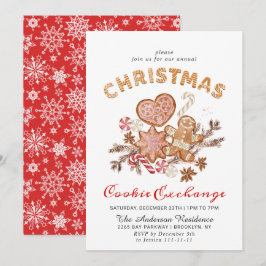 Kerst van de Koekjesbeurs van het Huis van Gingerb Kaart