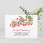 Kerst van de Koekjesbeurs van het Huis van Gingerb Kaart (Staand voorkant)