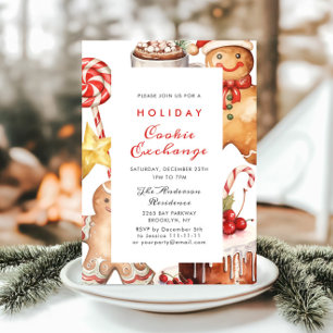 Kerst van de Koekjesbeurs van het Huis van Gingerb Kaart