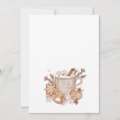 Kerst van de Koekjesbeurs van het Huis van Gingerb Kaart (Achterkant)