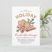 Kerst van de Koekjesbeurs van het Huis van Gingerb Kaart (Staand voorkant)