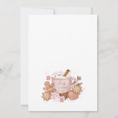 Kerst van de Koekjesbeurs van het Huis van Gingerb Kaart (Achterkant)