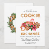 Kerst van de Koekjesbeurs van het Huis van Gingerb Kaart (Voorkant / Achterkant)
