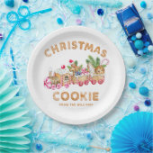 Kerst van de Koekjesbeurs van het Huis van Gingerb Papieren Bordje (Feest)