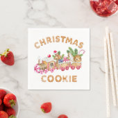 Kerst van de Koekjesbeurs van het Huis van Gingerb Servet (Insitu)