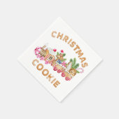 Kerst van de Koekjesbeurs van het Huis van Gingerb Servet (Hoek)