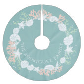 Kerst van de kust, schaafschil kerstboom rok (Voorkant)