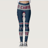 Kerst van de Leggins, | Leggings met kerstmis | (Voorkant)