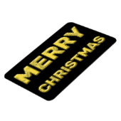 Kerst van de Magnetische Merry in Gold Magneet (Linkerzijde)
