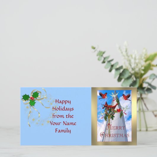 Kerst van de matroos feestdagenkaart (Staand voorkant)