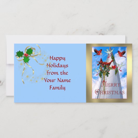 Kerst van de matroos feestdagenkaart (Voorkant)