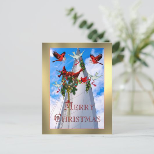 Kerst van de matroos feestdagenkaart (Staand voorkant)