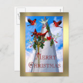 Kerst van de matroos feestdagenkaart (Voorkant / Achterkant)