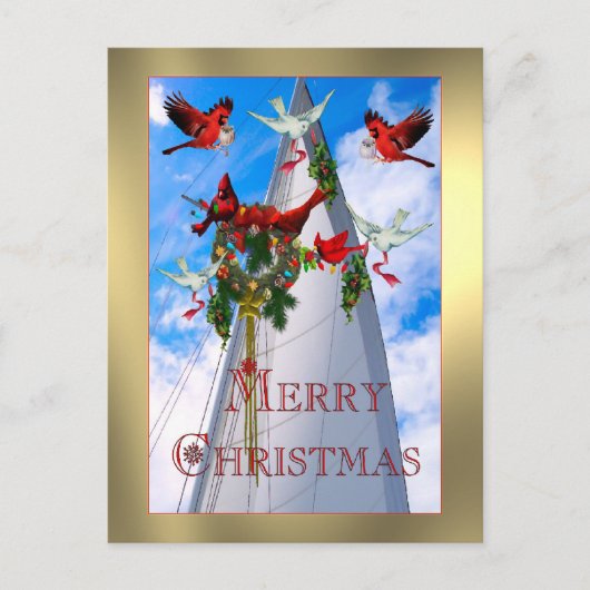 Kerst van de matroos feestdagenkaart (Voorkant)