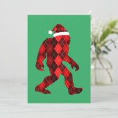 Kerst van de migfoot - Grappig kerstfeest Bedankkaart (Staand voorkant)