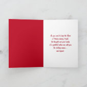 Kerst van de militaire pretkerst feestdagen kaart (Binnen)