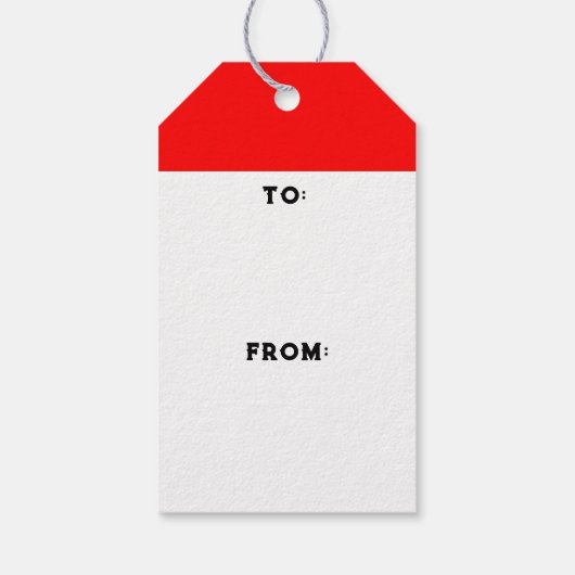 Kerst van de motorfiets cadeaulabel (Achterkant)