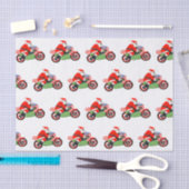 Kerst van de motorfiets tissuepapier (Craft)