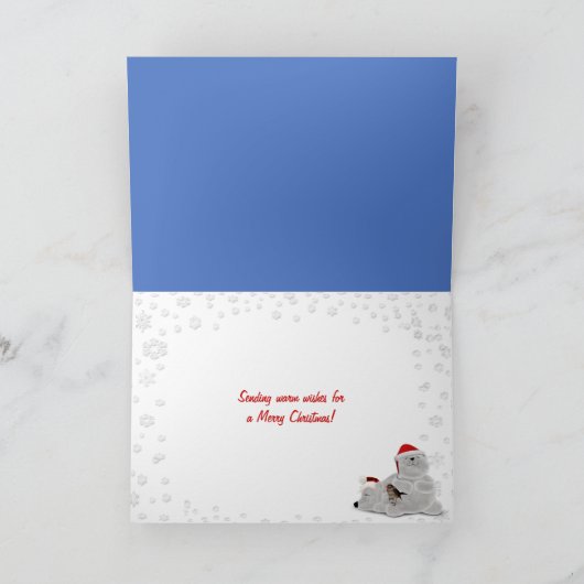 Kerst van de neef feestdagen kaart (Binnen)