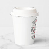 Kerst van de Noordpool Papieren Bekers (Rechts)