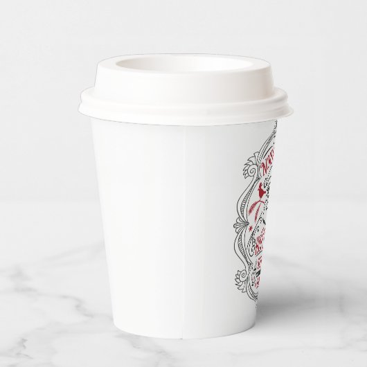 Kerst van de Noordpool Papieren Bekers (Rechts)