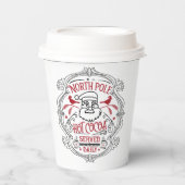 Kerst van de Noordpool Papieren Bekers (Voorkant)