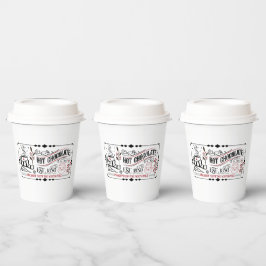 Kerst van de Noordpool Papieren Bekers