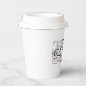 Kerst van de Noordpool Papieren Bekers (Rechts)