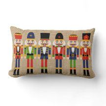 Kerst van de Nutkraker in de faux Burlap