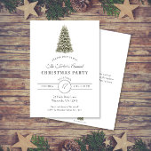 Kerst van de oogfeestdag in Elegant Snowy Kaart