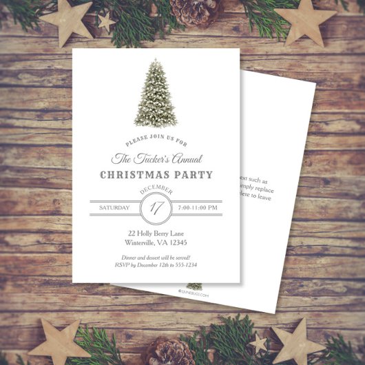 Kerst van de oogfeestdag in Elegant Snowy Kaart