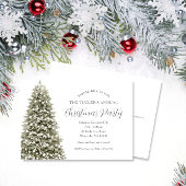 Kerst van de oogfeestdag in Elegant Snowy Kaart