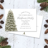 Kerst van de oogfeestdag in Elegant Snowy Kaart