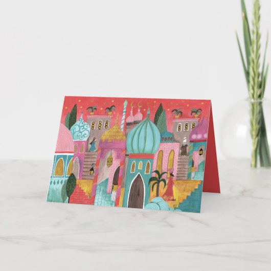 Kerst van de oosterse kerst feestdagen kaart (Voorkant)