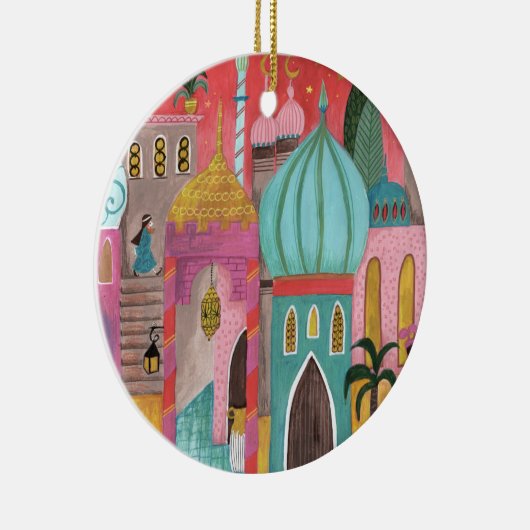 Kerst van de oosterse kerst keramisch ornament (Rechts)