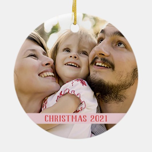 Kerst van de oosterse kerst keramisch ornament (Achterkant)