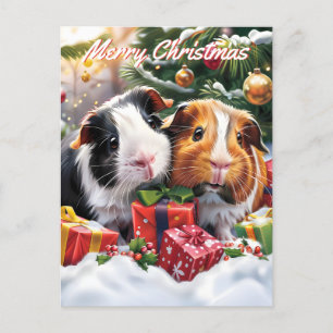 Kerst van de parelhoes feestdagenkaart